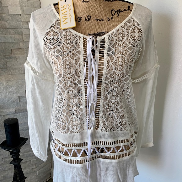 For Love and Lemons Swim cover up - Picture 1 of 5